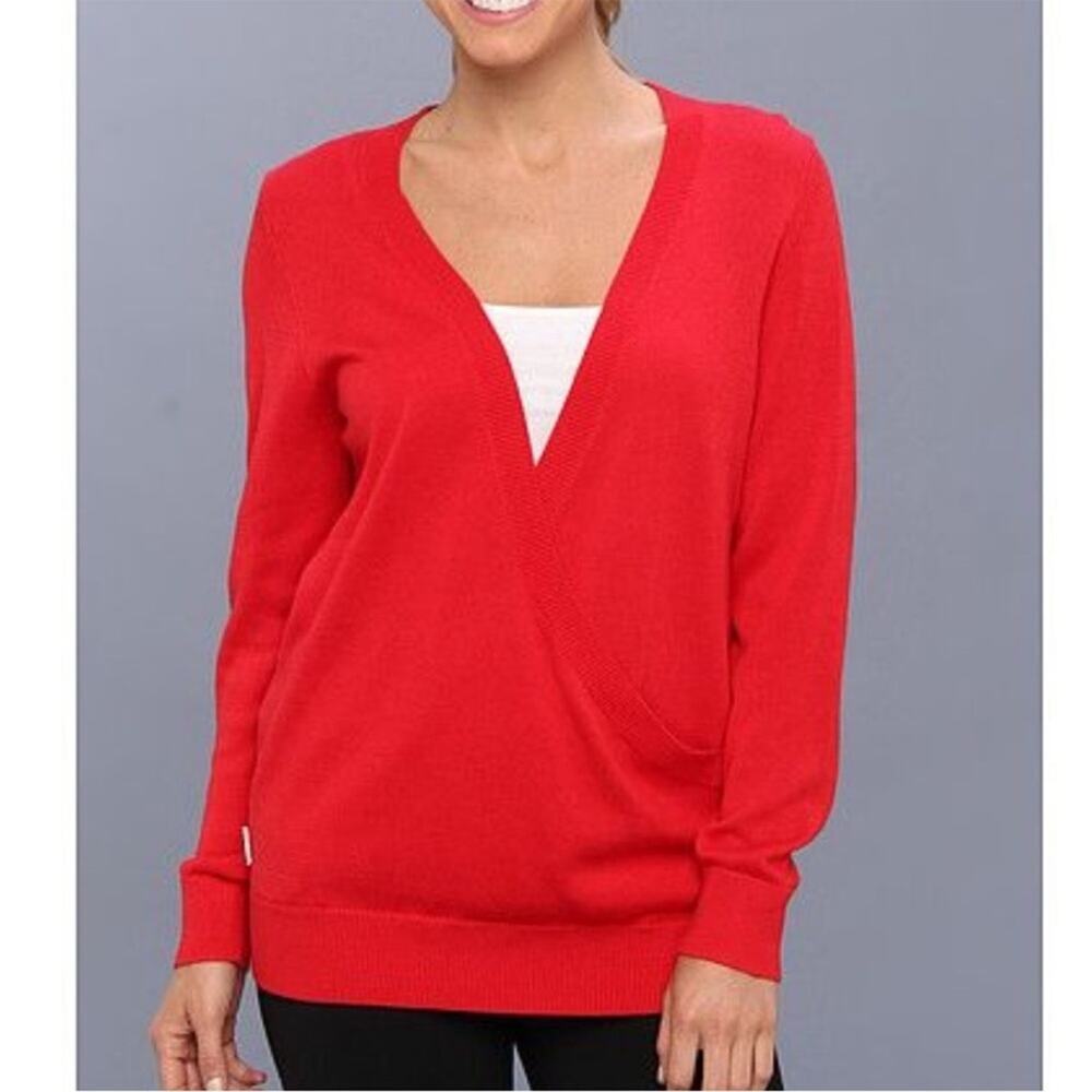 Lole Red Swing Sweater Size Medium